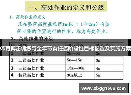体育搏击训练与全年节奏任务阶段性目标配置及实施方案